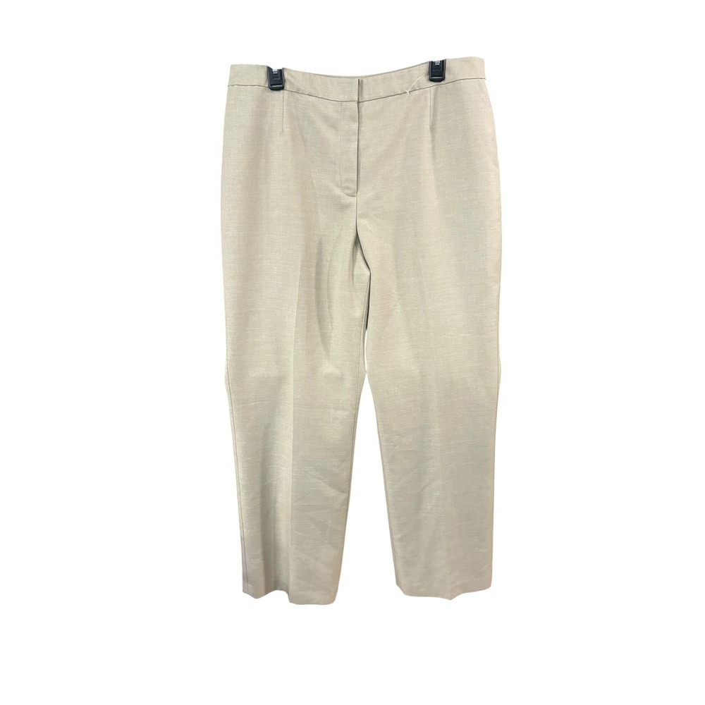 Jones Studio Separates Womens Tan Beige Classic Fit Dress Pants Trousers Size 14